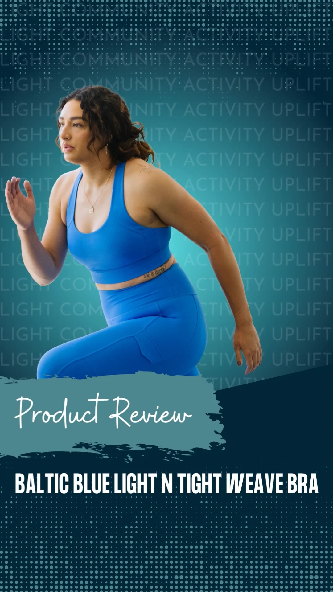 Baltic Blue Light n Tight Weave Bra #3409 on Vimeo