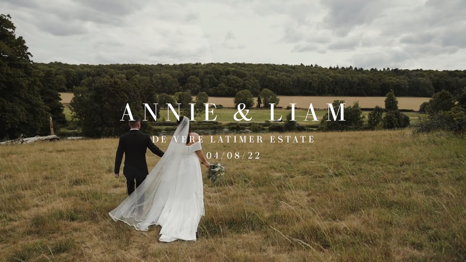 Annie & Liam's Wedding Highlights Film at De Vere Estate, Latimer