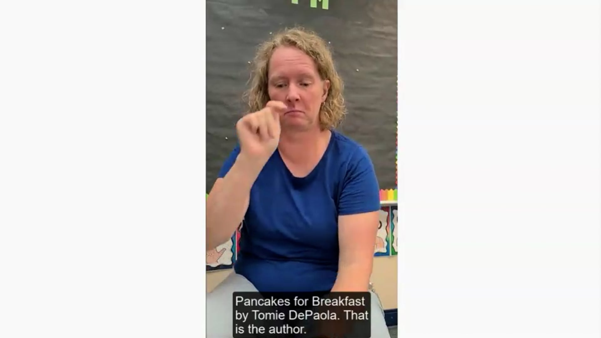 "Pancakes for Breakfast" (ASL)
