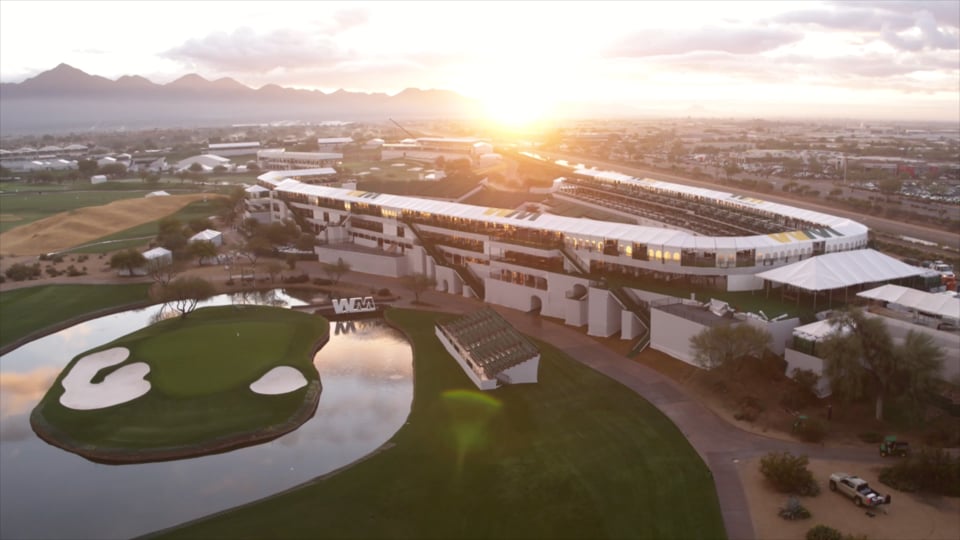 Myers Media drone shot over Phoenix