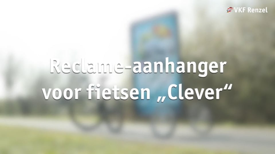 15-0296-1 Reclame-aanhanger voor fietsen „Clever“ NL