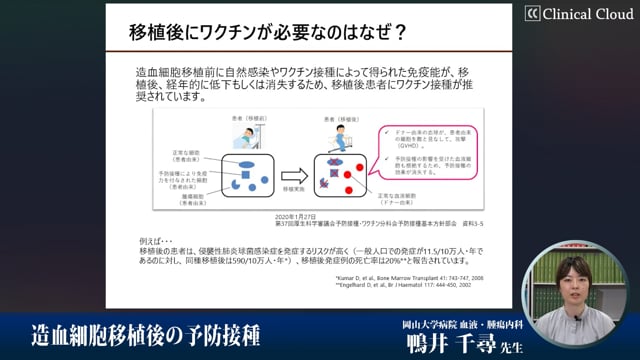 造血細胞移植後の予防接種