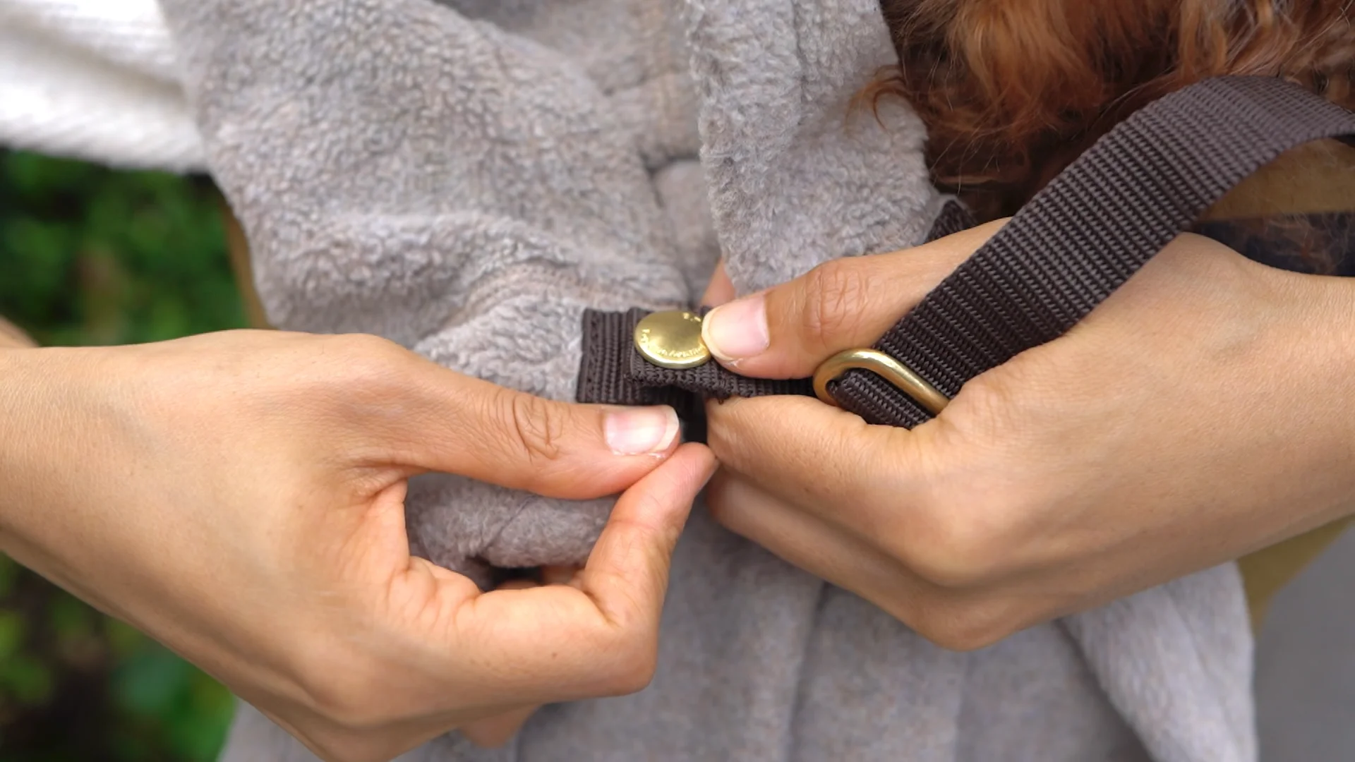 erva ボア•スリングブランケット サイズS ネイビー スリングブランケットー犬用抱っこ紐のオプション品｜日本で唯一