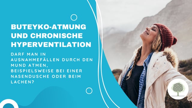 Darf man in Ausnahmefällen durch den Mund atmen, beispielsweise bei einer Nasendusche oder beim Lachen? 