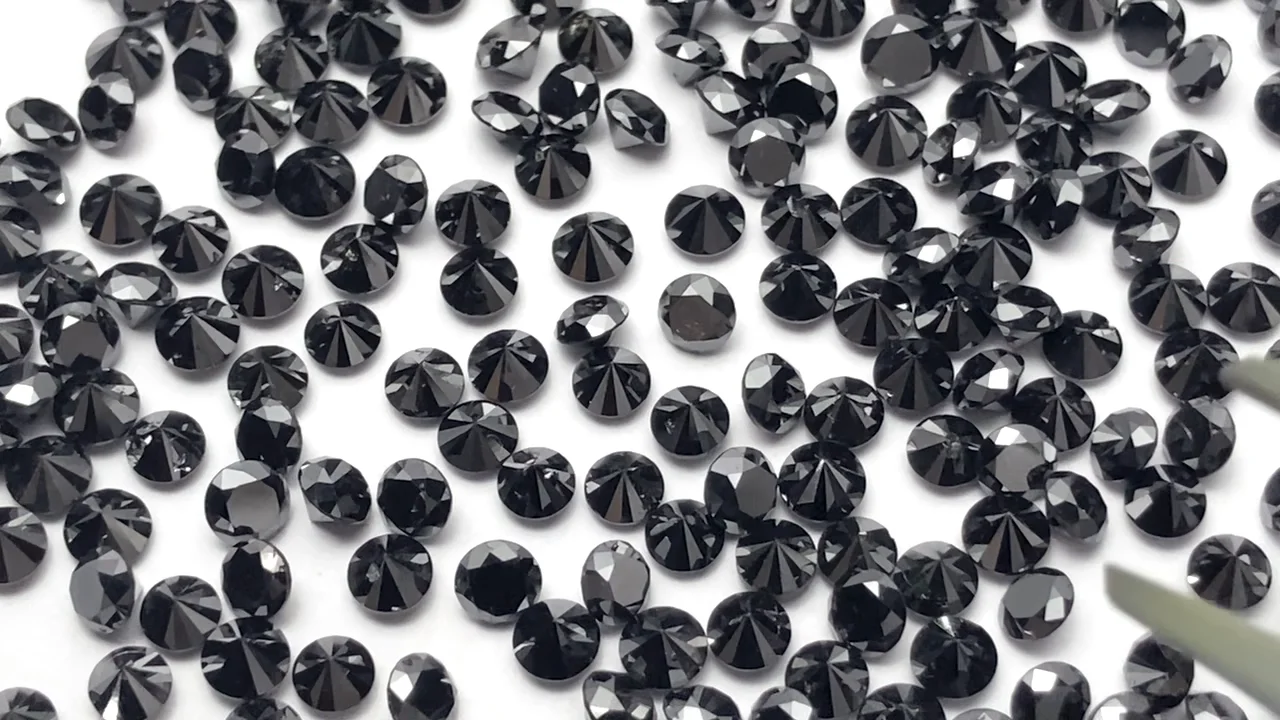 ブラックダイヤモンド ラウンドファセットカット3×3mm 1粒1,980円