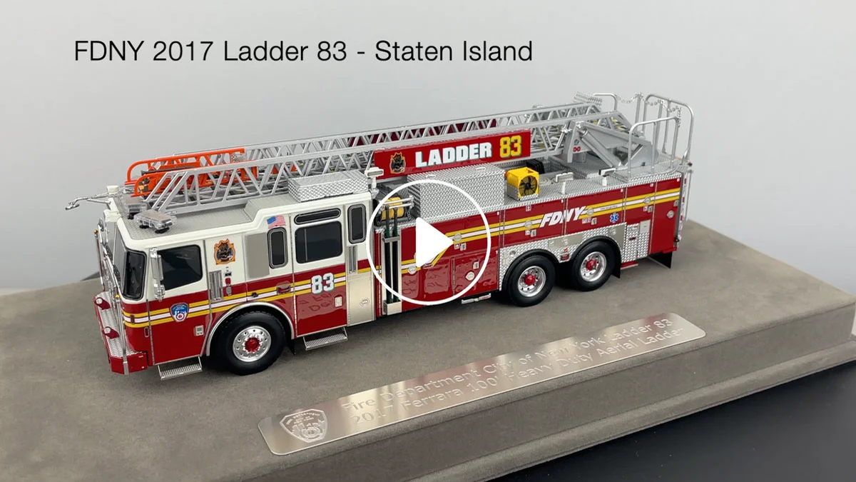 Fire Replicas Fire Department City of New York 2017 Ladder 83