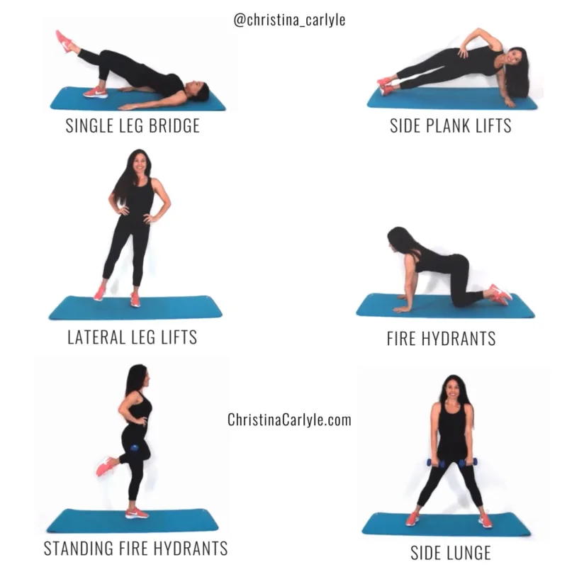 How to get rid of saddlebags workout