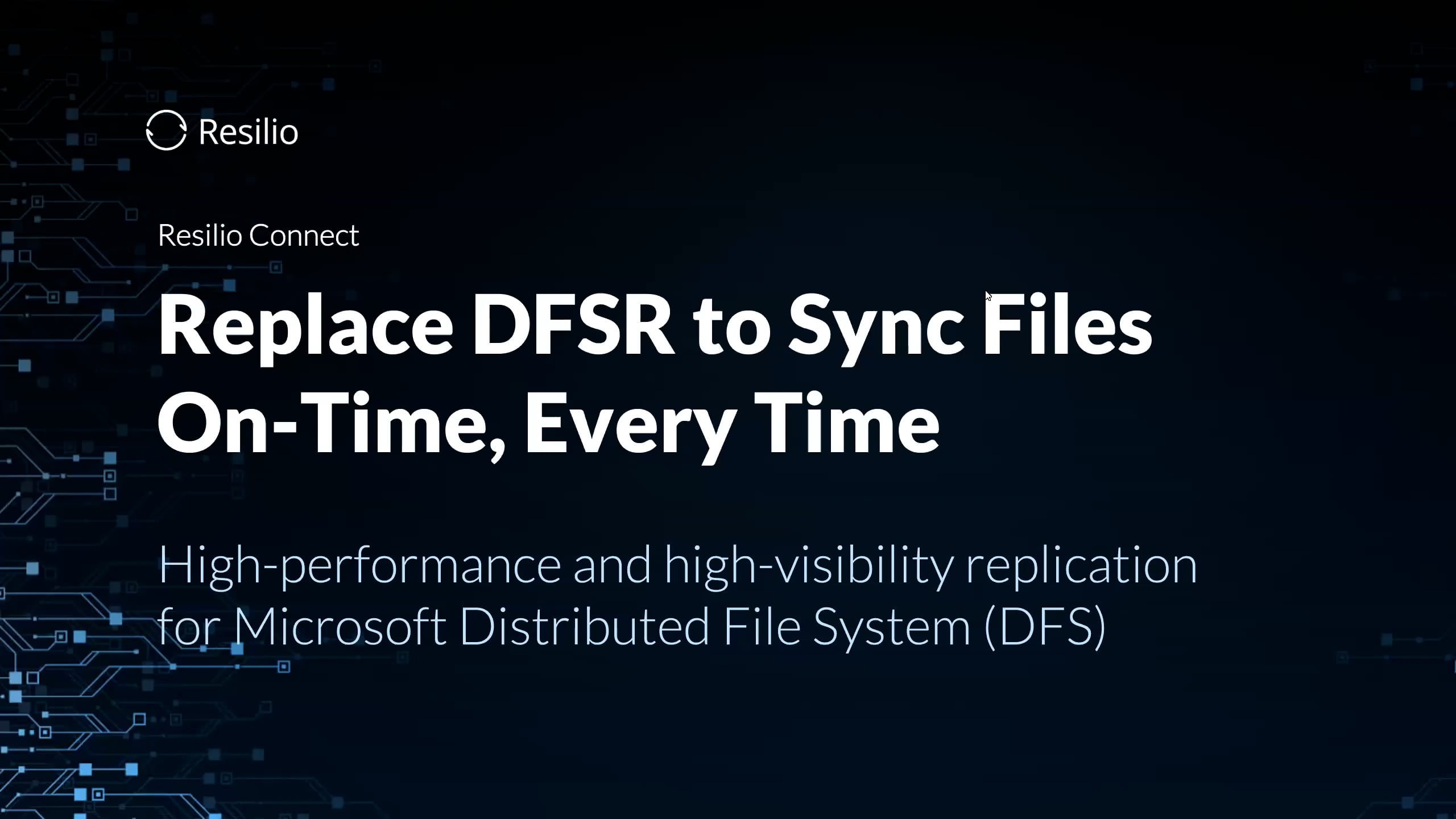 Replacing DFSR Sync Files On Time, Every Time on Vimeo