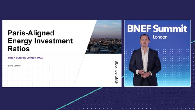 Watch "<h3>BNEF Talk: Paris-Aligned Energy Investment Ratios</h3>
David Doherty, Head of Oil and Renewable Fuels Research, BloombergNEF"