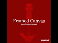 Framed Canvas- Tribute Queen Elisabeth