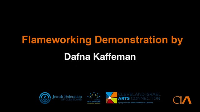 Dafna Kaffeman Flameworking Demo