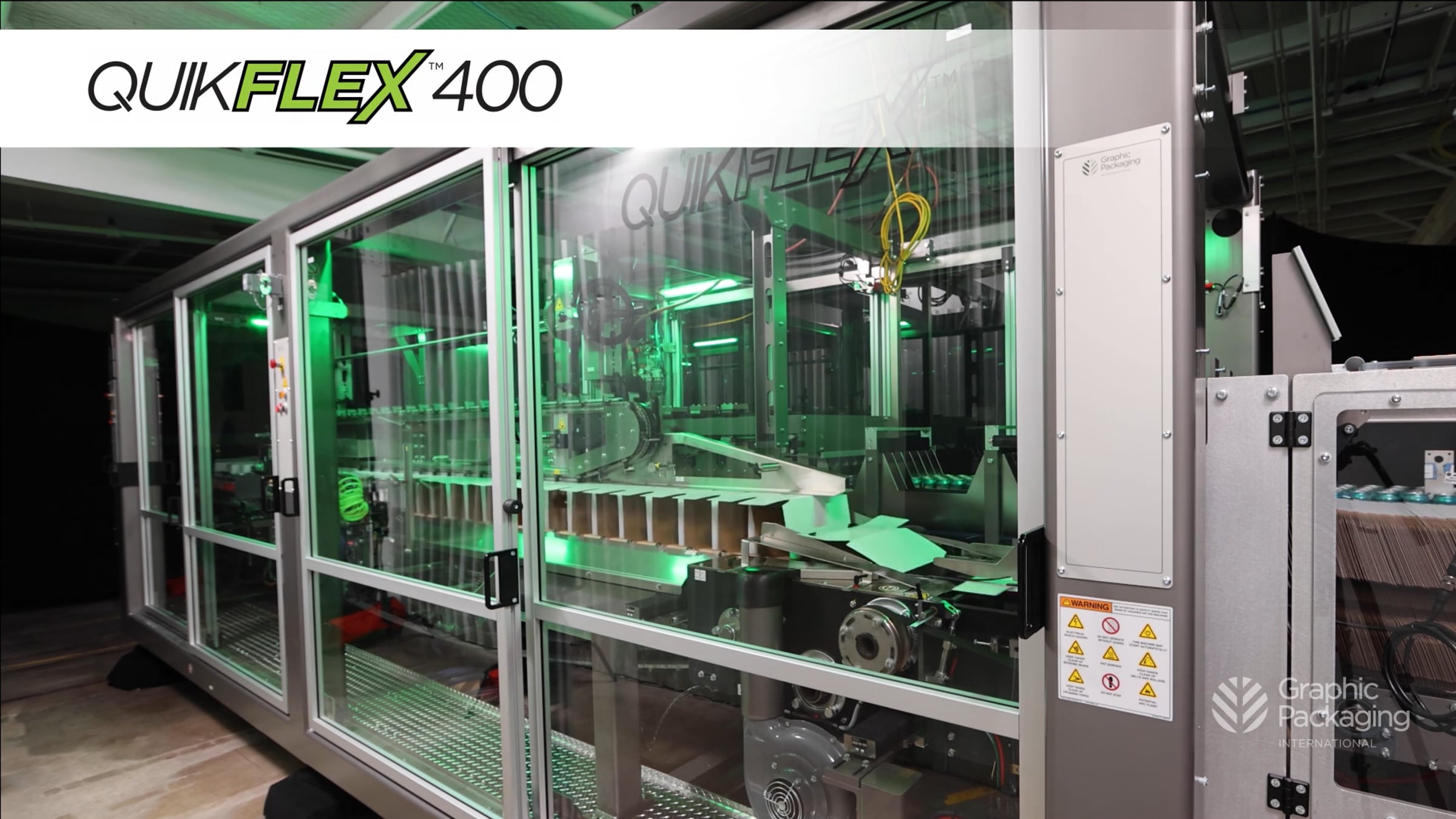 QuikFlex™ 400 Fully Enclosed Multipack Machine for Cans and Bottles ...
