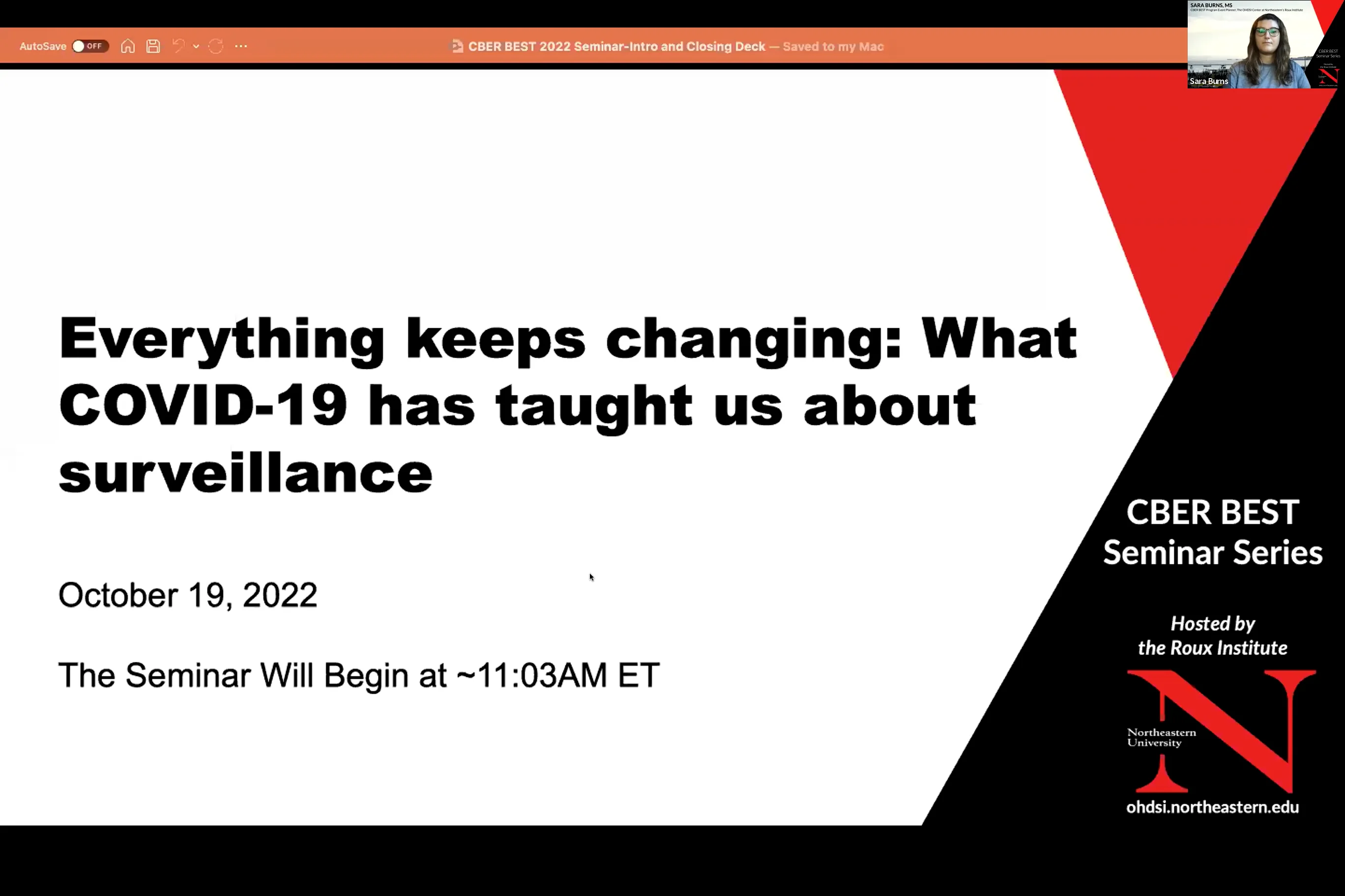 CBER BEST Seminar Series – Dr. Marc Lipsitch on Vimeo