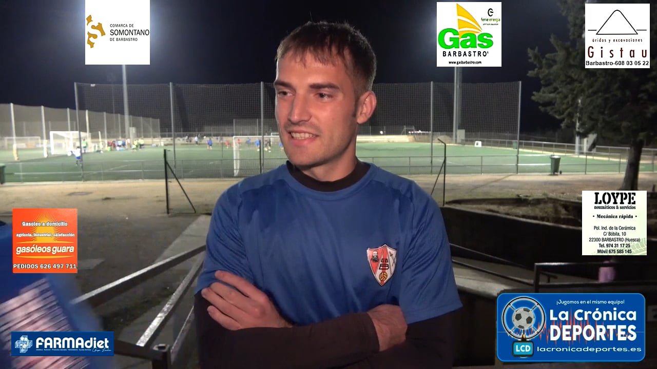 LA PREVIA / CF Épila - UD Barbastro / DAVID SALAS (Jugador Barbastro) Jornada 7 / 3ª División