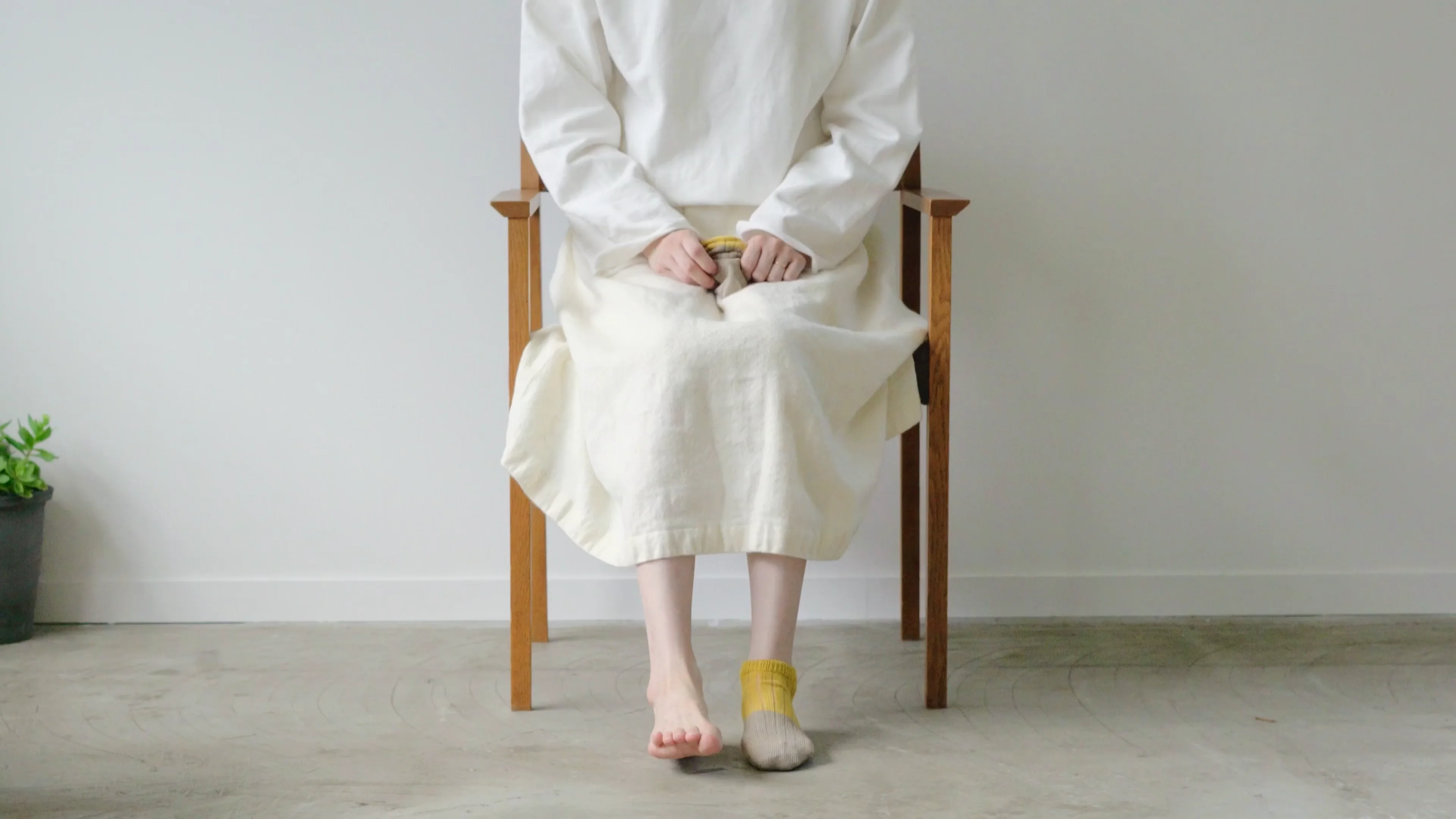 LINEN COTTON ANKLET S｜商品情報｜NISHIGUCHI KUTSUSHITA｜NISHIGUCHI