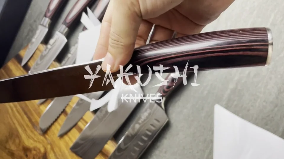 Yakushi Knife Set Unboxing on Vimeo
