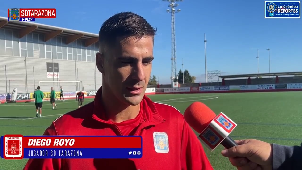 LA PREVIA / Arenas de Getxo - SD Tarazona / DIEGO ROYO (Jugador Tarazona) / Jornada 8 / 2ª RFEF - Grupo 2 / Fuente: SD Tarazona