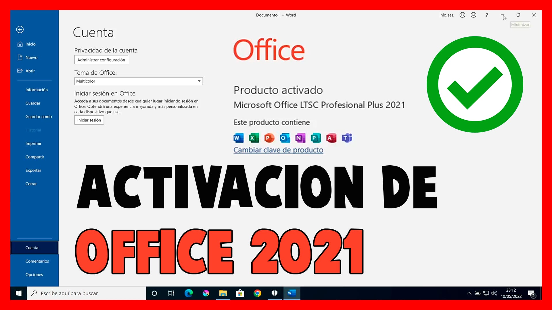 Activacion de office 2021 | Como Activar Office 2021 Permanentemente ...