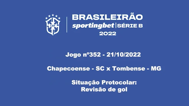 Serviço de jogo para Chapecoense vs Tombense