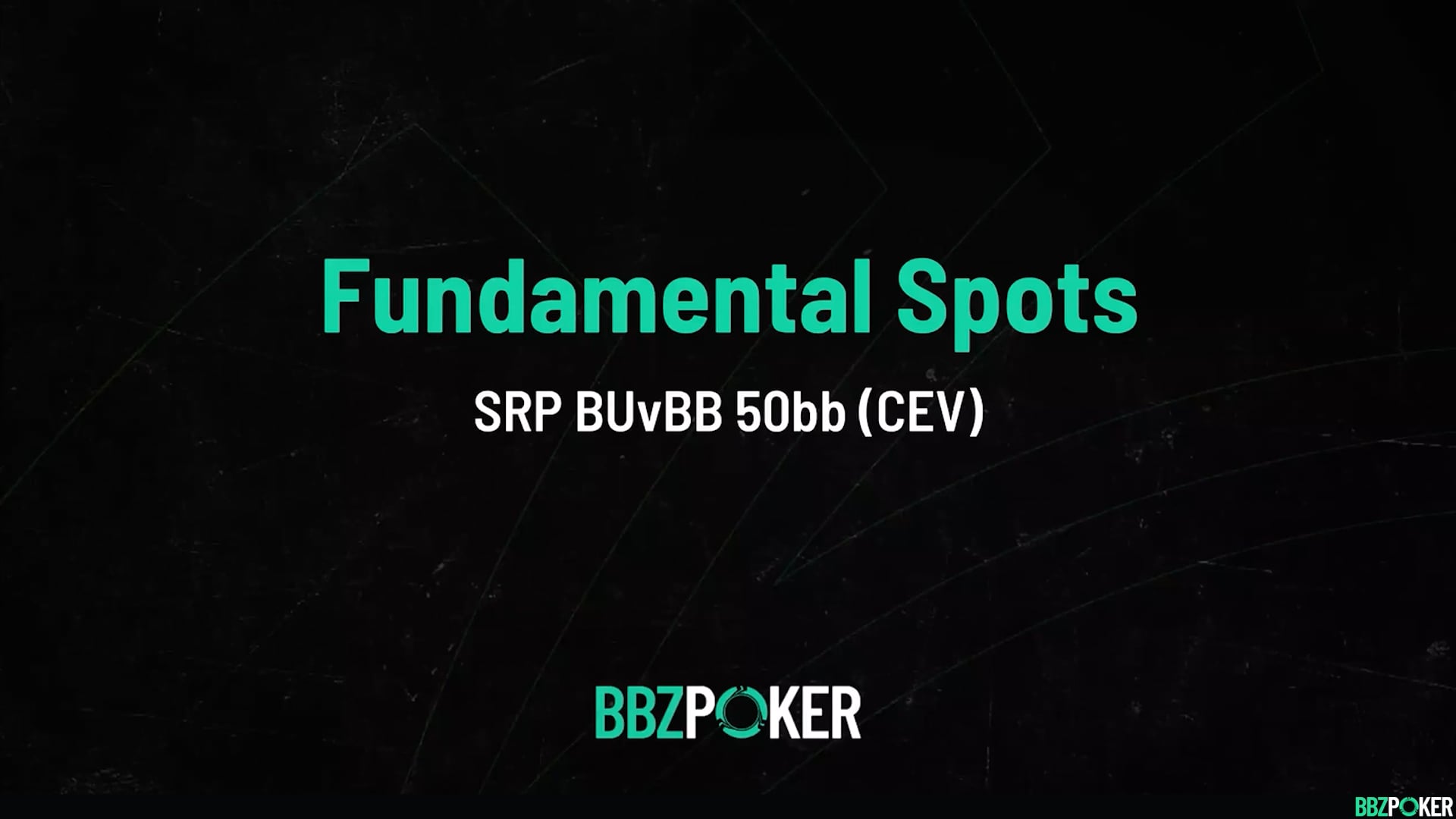 Unpaired K-J Boards Session 1: IP Strat SRP 50bb BTNvBB