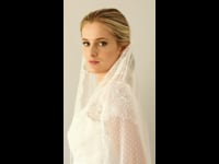 ADRIANNA | Lace Mantilla Wedding Veil