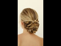 TRINETTA | Gold Bridal Hair Comb