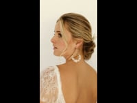 FEBRUARY FLEURS | Bridal Hoop Earrings