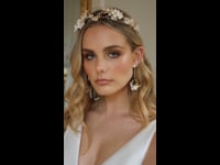 ORANGE BLOSSOM | Pastel Floral Wedding Crown