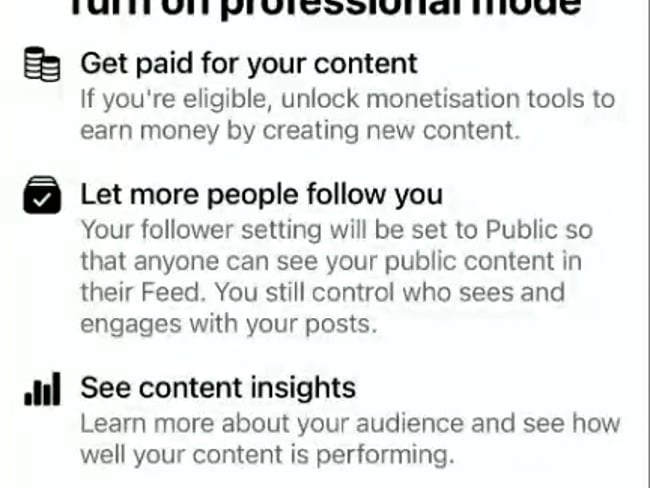 Soll ich den neuen FB Professional Mode aktivieren?