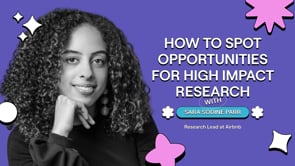 How to Spot Opportunities For High Impact Research