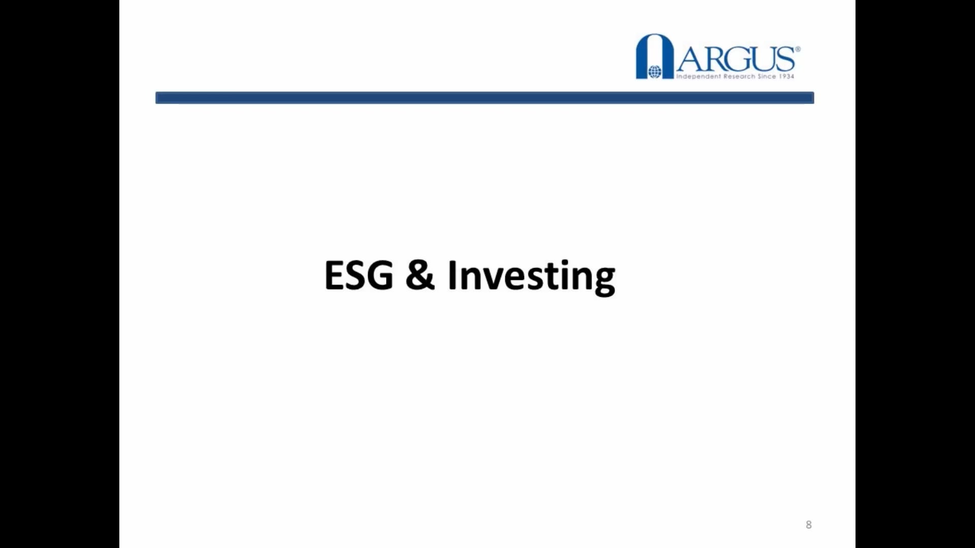 Investing in ESG