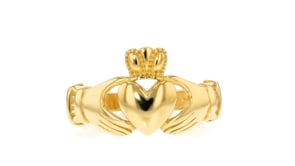 14kt Yellow Gold Claddagh Ring