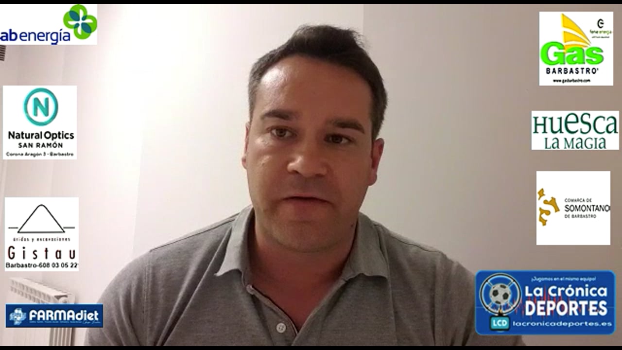 RUBÉN ZAPATER (Entrenador Épila) CF Épila 1- UD Barbastro / Jornada 7 / 3ª División