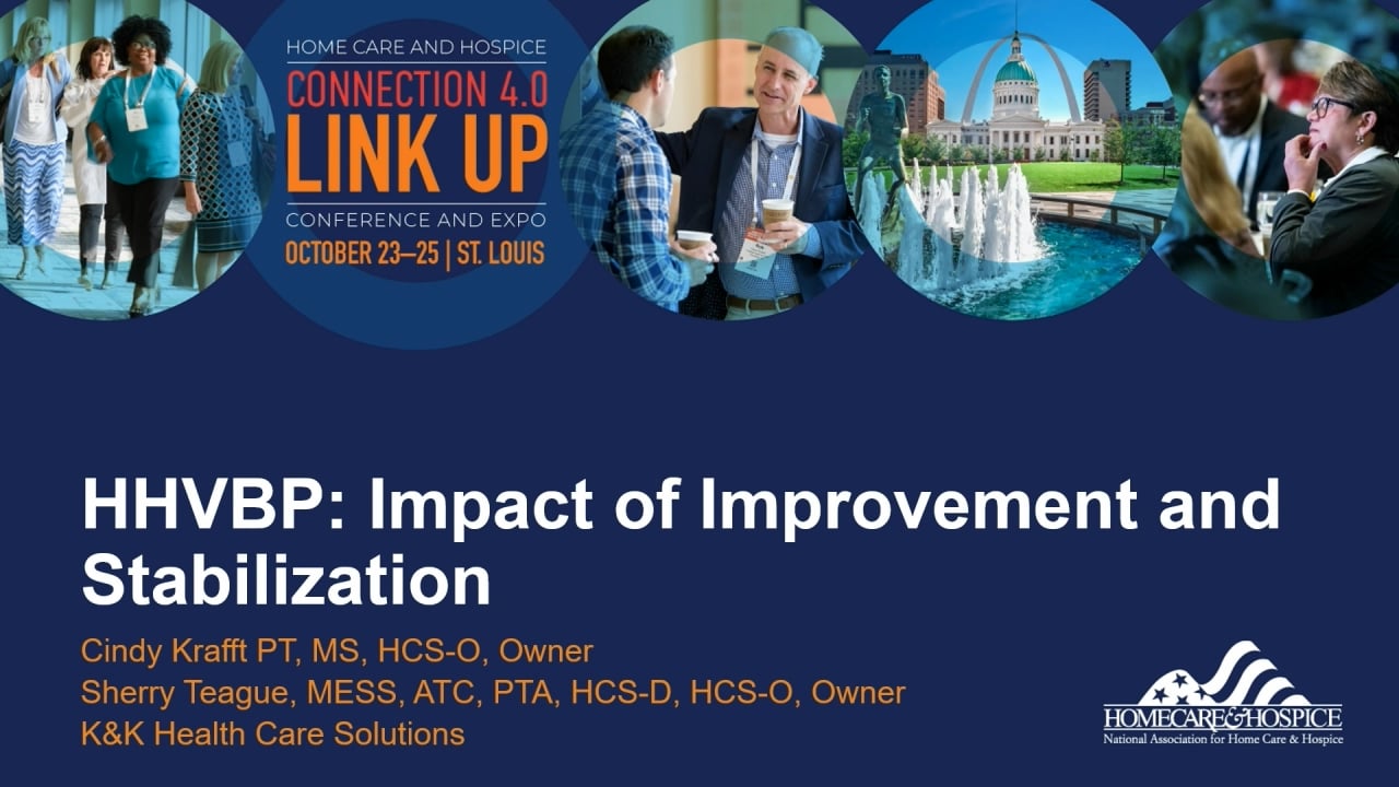 NAHC 106-Therapy and HHVBP-Impact of Improvement and Stabilization on Vimeo