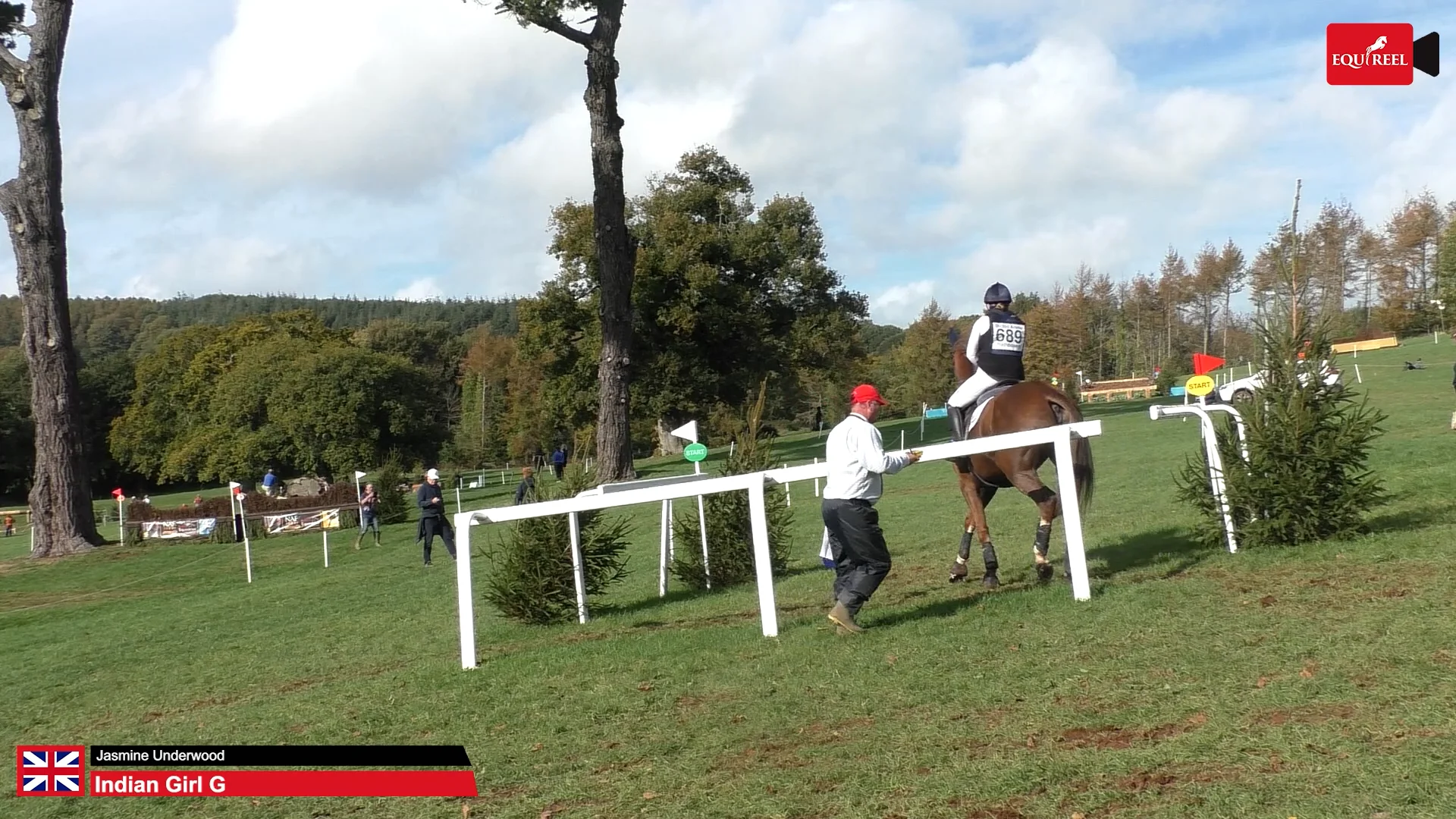 EQUIREEL 689 Jasmine Underwood & Indian Girl G at BICTON ARENA