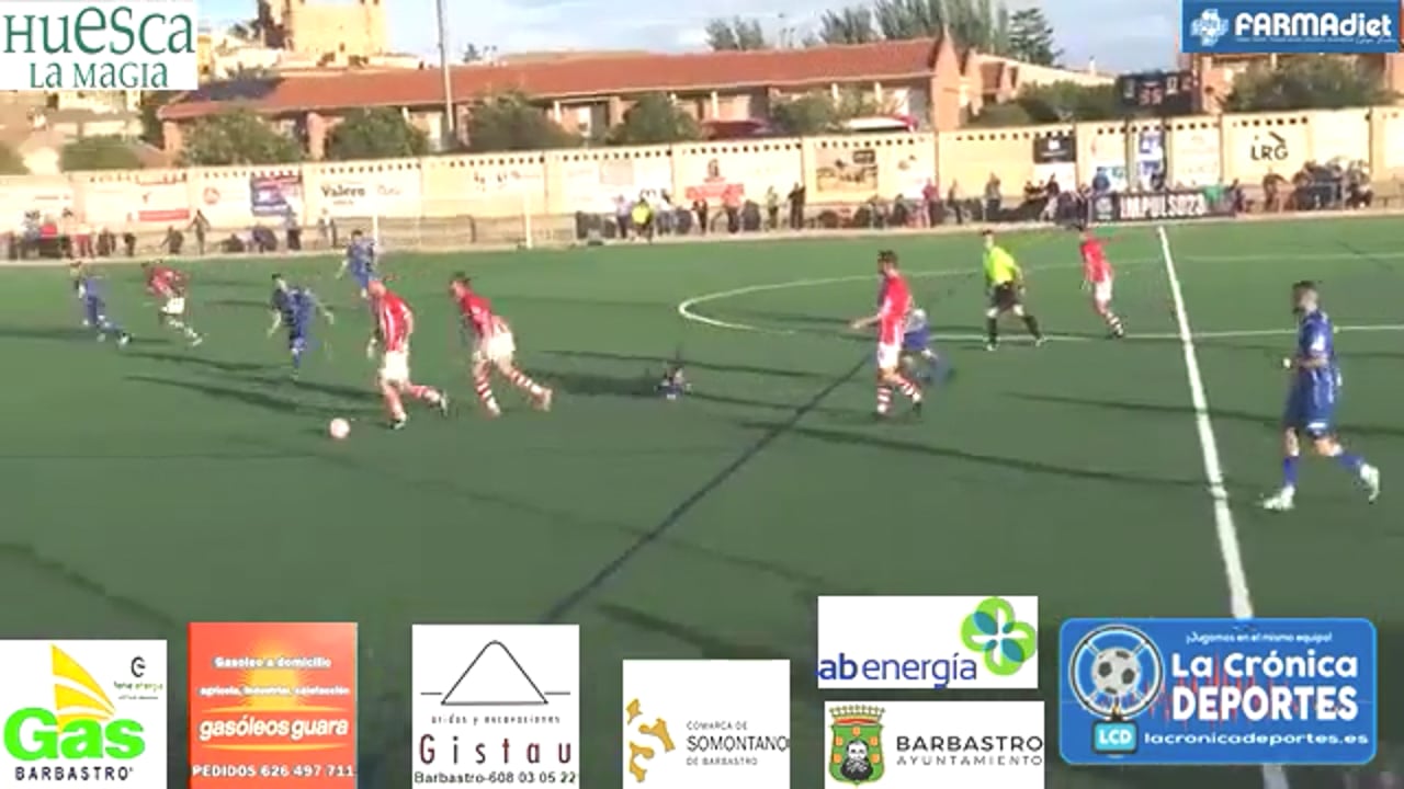 (RESUMEN y GOL) CF Épila 1- UD Barbastro / Jornada 7 / 3ª División