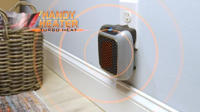 Handy Heater® Turbo Heat - The Whole Room Space Heater That Plugs Right  Into Your Wall!