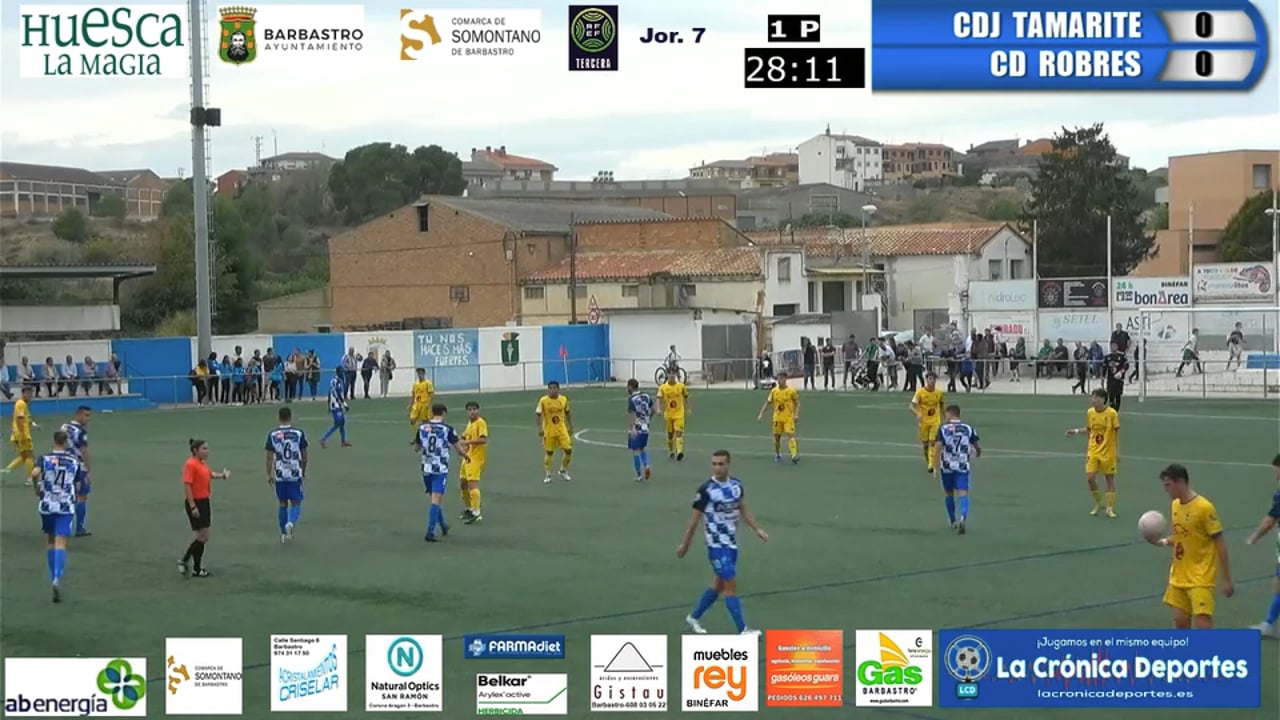 (RESUMEN y GOLES) CDJ Tamarite 3-1 CD Robres / Jornada 7 / 3ª División