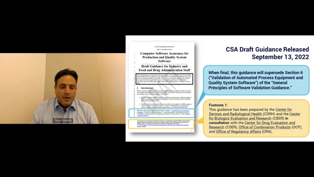 Computer System Validation (CSV) to Computer Software Assurance (CSA):  Taking a More Risked-Based Approach - Verista