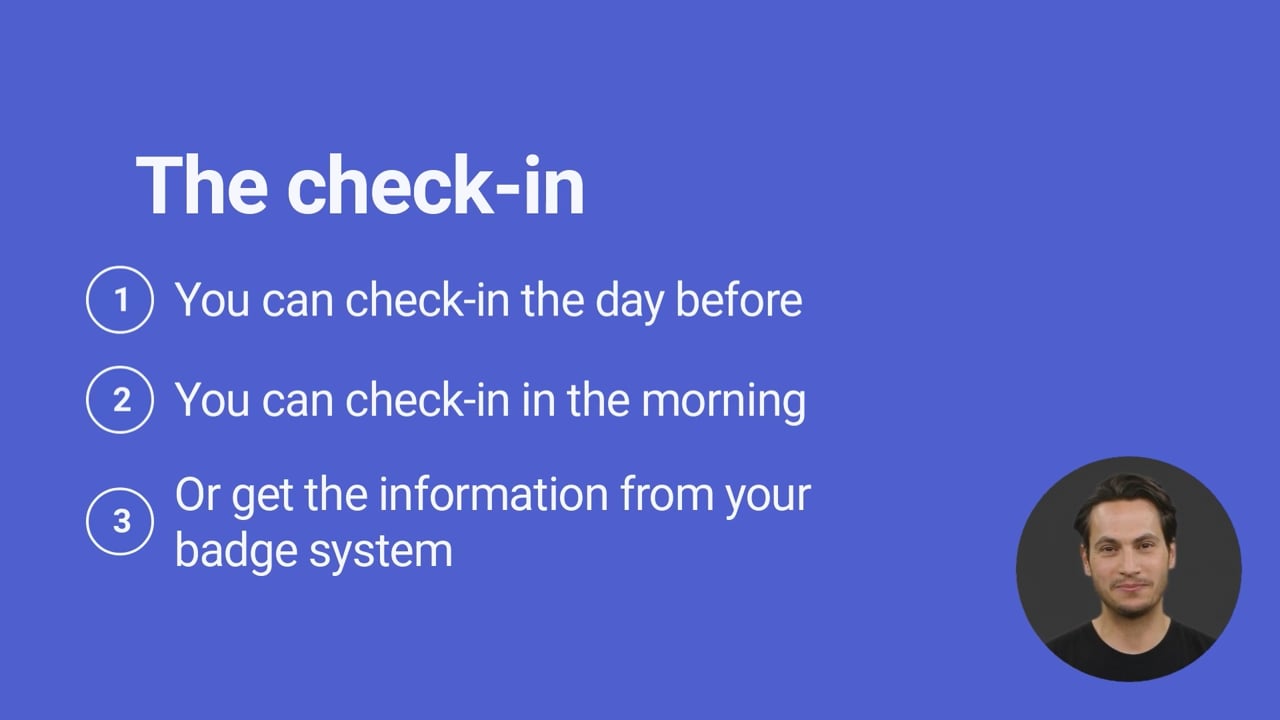 #13 The check-in