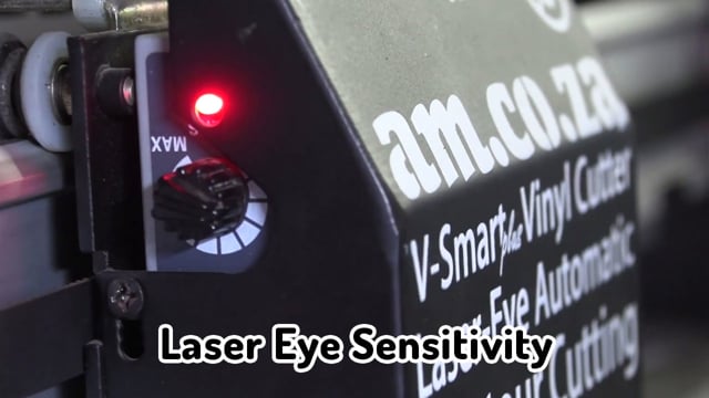 Adjust Laser Eye Sensitivity for Contour Cutting on V-Smart Plus and V-Auto Automatic Vinyl Cutters