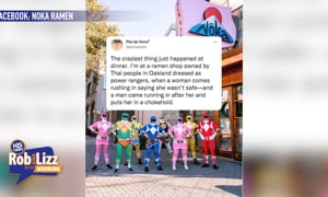 Servers Dressed like Power Rangers Saves the Day