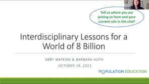 Interdisciplinary Lessons for a World of 8 Billion