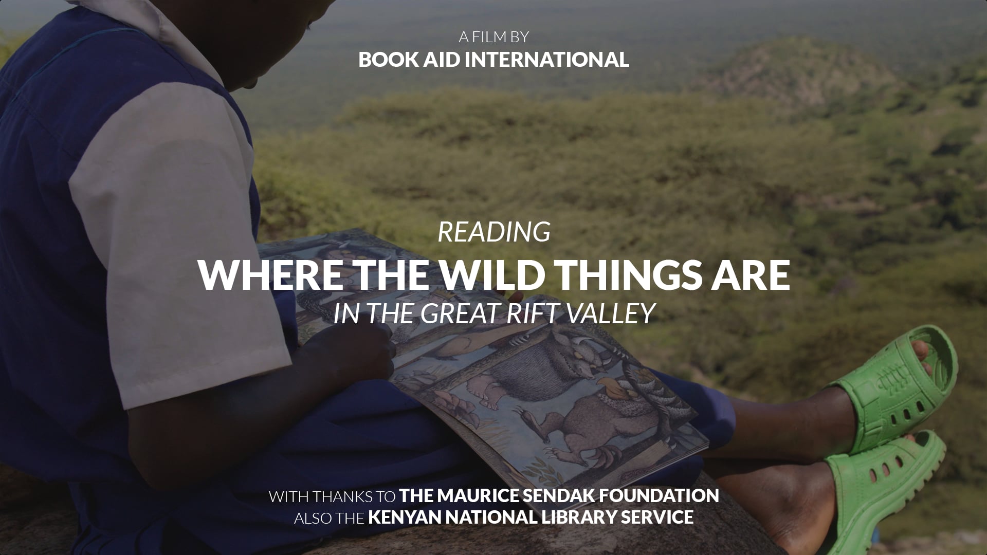 Reading 'Where the Wild Things Are' in the Great Rift Valley
