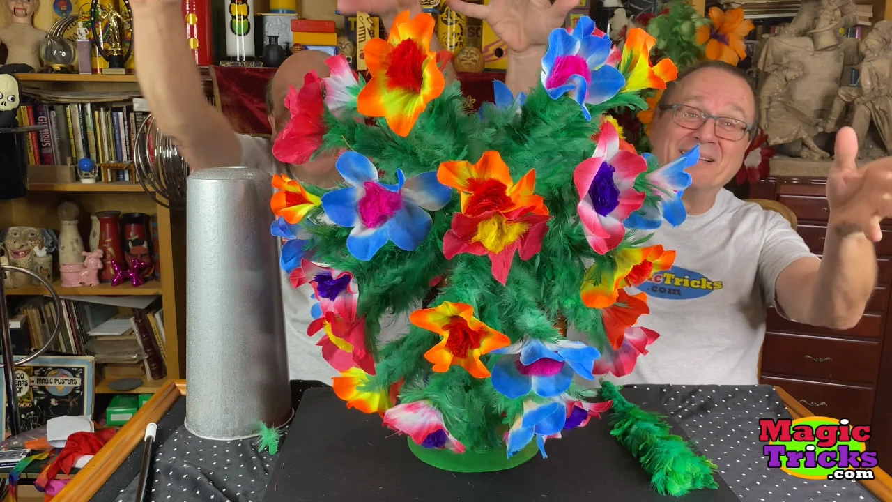 Super Deluxe Botania Bush Feather Flower Magic Trick Super Deluxe Botania Bush Feather Flower Magic Trick