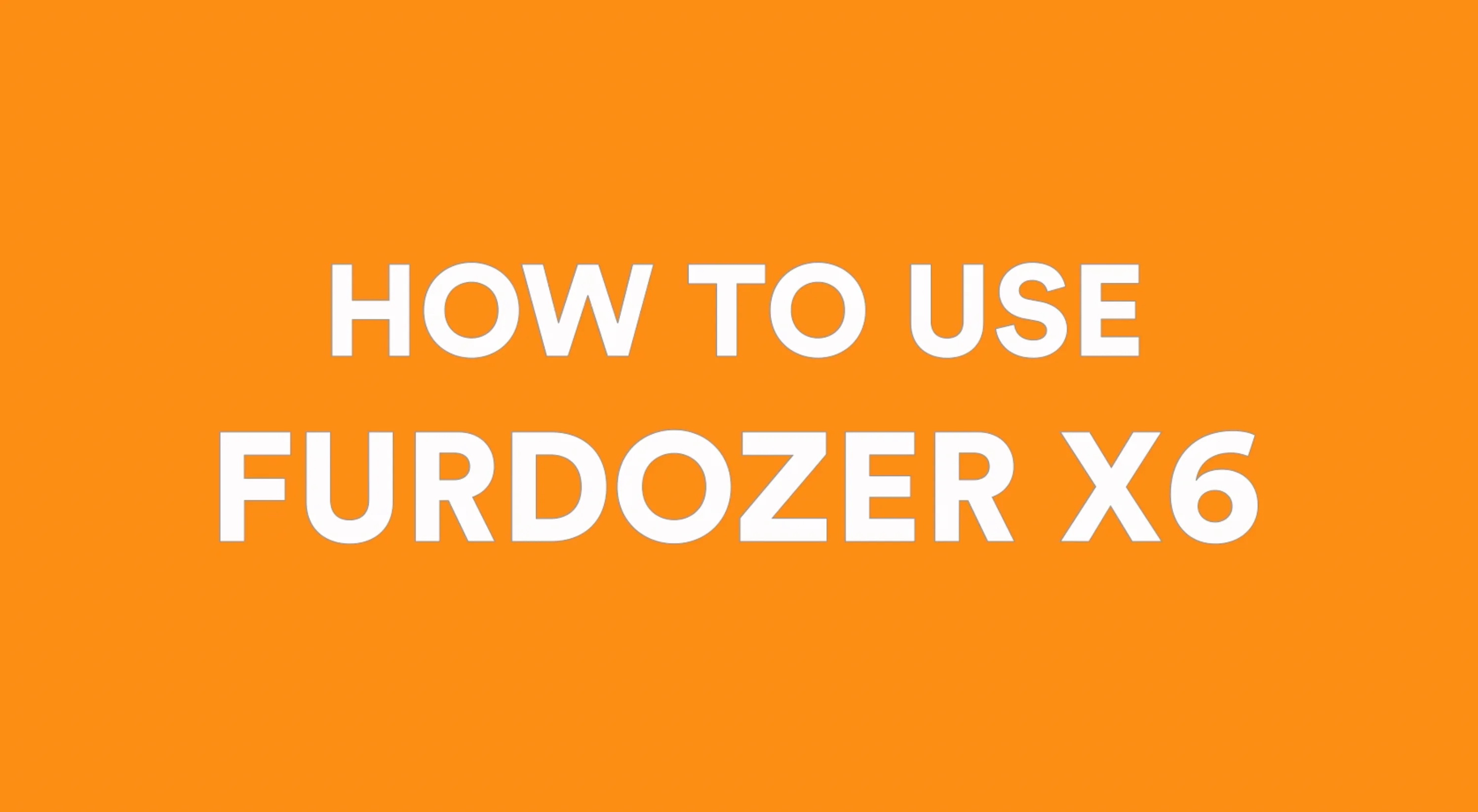 How to Use the FurDozer X6 6-in-1 Pet Hair Remover on Vimeo