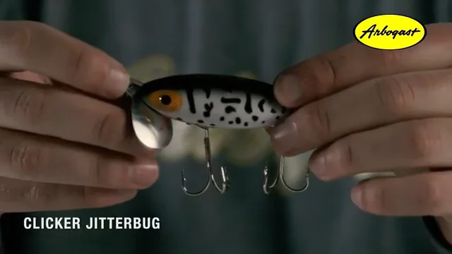 Arbogast Jitterbug Clicker 2 inch Wakebait Bass Fishing Lure