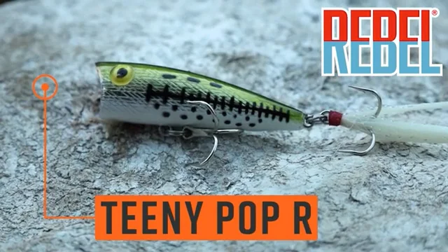 Rebel 3 P71 Pop-R Popper Topwater - Choice of Colors