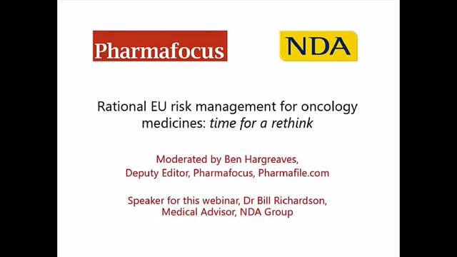 Rational EU risk management for oncology medicines: time for a rethink 24-05-2018.mp4