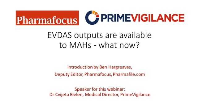 EVDAS outputs are available to MAHs – what now?  15-03-2018.mp4